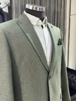 Κοστούμι πράσινο blazer - Image 2